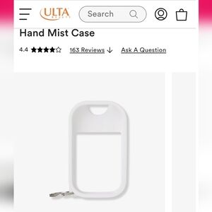 FREE W ANY PURCHASE! Ulta Icy White Hand Mist Case
